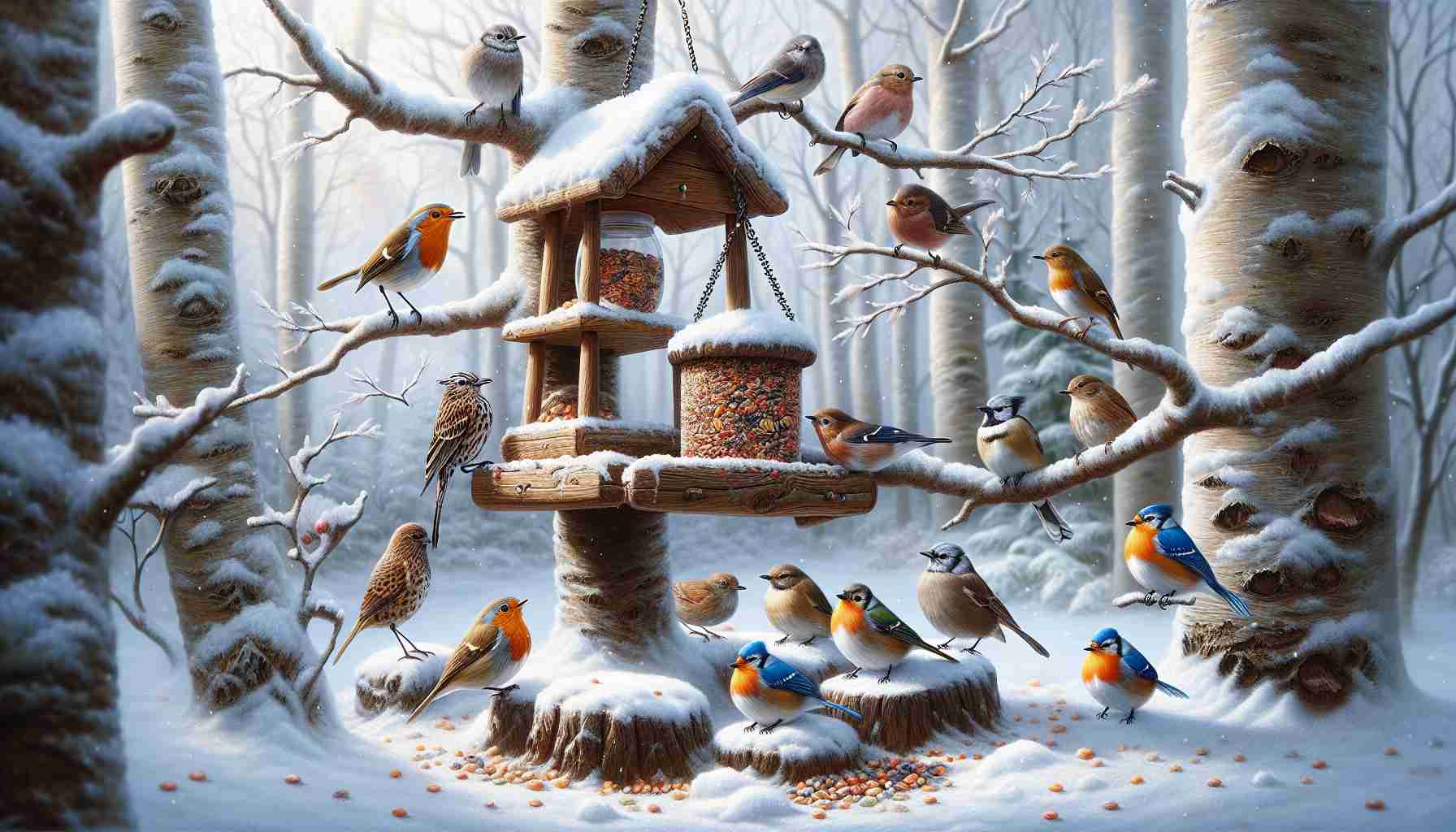 Winter Bird Feeding: A Seasonal Delight